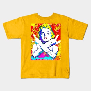 Marilyn Monroe rock n roll Kids T-Shirt